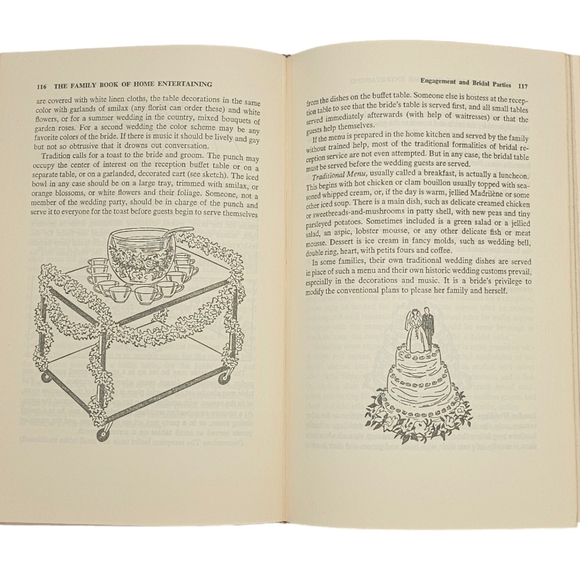 The Family Book Of Home Entertaining -Brobeck 1960's Cookbook-Vintage Hardcover - Picture 11 of 12